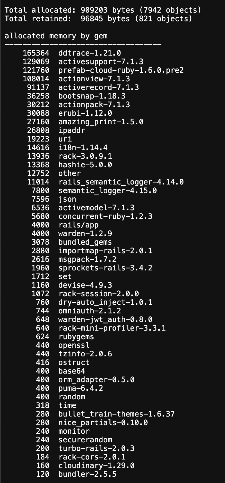 memprof profiling